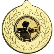 Archery Stars and Wreath Medal | Gold | 50mm
