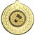 Badminton Stars and Wreath Medal | Gold | 50mm - M18G.BADMINTON