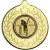 Cricket Stars and Wreath Medal | Gold | 50mm - M18G.CRICKET