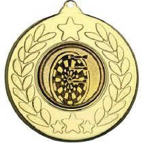 Darts Stars and Wreath Medal | Gold | 50mm