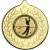 Golf Stars and Wreath Medal | Gold | 50mm - M18G.GOLF