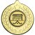 Hockey Stars and Wreath Medal | Gold | 50mm - M18G.HOCKEY