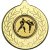 Karate Stars and Wreath Medal | Gold | 50mm - M18G.KARATE