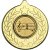 Music Stars and Wreath Medal | Gold | 50mm - M18G.MUSIC