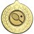 Tennis Stars and Wreath Medal | Gold | 50mm - M18G.TENNIS