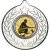 Fishing Stars and Wreath Medal | Silver | 50mm - M18S.FISHING
