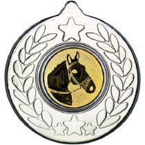 Horse Stars and Wreath Medal | Silver | 50mm