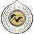 Lawn Bowls Stars and Wreath Medal | Silver | 50mm - M18S.LAWNBOWL