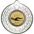 Swimming Stars and Wreath Medal | Silver | 50mm - M18S.SWIMMING