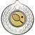 Tennis Stars and Wreath Medal | Silver | 50mm - M18S.TENNIS