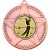 Golf Striped Star Medal | Bronze | 50mm - M26BZ.GOLF