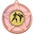 Karate Striped Star Medal | Bronze | 50mm - M26BZ.KARATE