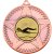 Swimming Striped Star Medal | Bronze | 50mm - M26BZ.SWIMMING