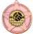 Volleyball Striped Star Medal | Bronze | 50mm - M26BZ.VOLLEYBALL