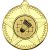 Badminton Striped Star Medal | Gold | 50mm - M26G.BADMINTON