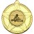Go Kart Striped Star Medal | Gold | 50mm - M26G.GOKART