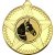 Horse Striped Star Medal | Gold | 50mm - M26G.HORSE