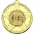 Music Striped Star Medal | Gold | 50mm - M26G.MUSIC