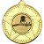 Pool Striped Star Medal | Gold | 50mm - M26G.POOL