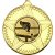 Snooker Striped Star Medal | Gold | 50mm - M26G.SNOOKER