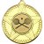 Squash Striped Star Medal | Gold | 50mm - M26G.SQUASH
