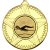 Swimming Striped Star Medal | Gold | 50mm - M26G.SWIMMING