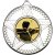Archery Striped Star Medal | Silver | 50mm - M26S.ARCHERY