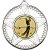 Golf Striped Star Medal | Silver | 50mm - M26S.GOLF