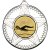 Swimming Striped Star Medal | Silver | 50mm - M26S.SWIMMING