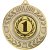 1st Place Wreath Medal | Antique Gold | 50mm - M35AG.1ST