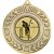 Cricket Wreath Medal | Antique Gold | 50mm - M35AG.CRICKET