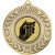 Dominos Wreath Medal | Antique Gold | 50mm - M35AG.DOMINOS
