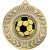 Football Wreath Medal | Antique Gold | 50mm - M35AG.FOOTBALL
