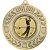 Golf Wreath Medal | Antique Gold | 50mm - M35AG.GOLF
