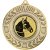 Horse Wreath Medal | Antique Gold | 50mm - M35AG.HORSE
