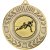 Rugby Wreath Medal | Antique Gold | 50mm - M35AG.RUGBY