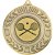 Squash Wreath Medal | Antique Gold | 50mm - M35AG.SQUASH