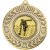 Ten Pin Wreath Medal | Antique Gold | 50mm - M35AG.TENPIN