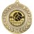 Volleyball Wreath Medal | Antique Gold | 50mm - M35AG.VOLLEYBALL