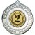 2nd Place Wreath Medal | Antique Silver | 50mm - M35AS.2ND