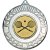 Squash Wreath Medal | Antique Silver | 50mm - M35AS.SQUASH