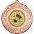 Badminton Wreath Medal | Bronze | 50mm - M35BZ.BADMINTON