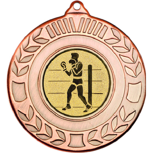 Boxing Wreath Medal | Bronze | 50mm