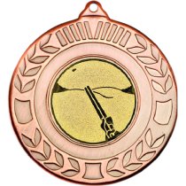 Clay Pigeon Wreath Medal | Bronze | 50mm