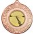 Clay Pigeon Wreath Medal | Bronze | 50mm - M35BZ.CLAYSHOOT
