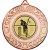 Cricket Wreath Medal | Bronze | 50mm - M35BZ.CRICKET