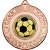 Football Wreath Medal | Bronze | 50mm - M35BZ.FOOTBALL