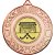 Hockey Wreath Medal | Bronze | 50mm - M35BZ.HOCKEY