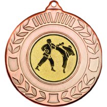 Karate Wreath Medal | Bronze | 50mm