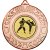 Karate Wreath Medal | Bronze | 50mm - M35BZ.KARATE